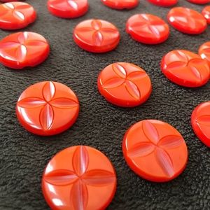 Bundle Vintage Orange Buttons